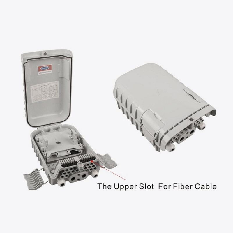 Caixa de distribuição de fibra óptica de 16 núcleos T7-217A-PLC