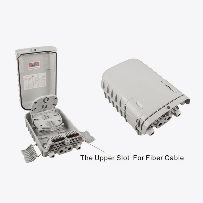 Caixa de distribuição de fibra óptica de 16 núcleos T7-217B-SC