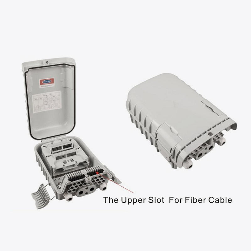 Caixa de distribuição de fibra óptica de 16 núcleos T7-217C-SC